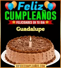 GIF Felicidades en tu día Guadalupe